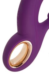 Фиолетовый вибратор Julli с функций Up&Down - 20,5 см. - 
