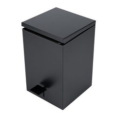 Decor Walther 0614560 Decor Walther TE 70 SC Ведро 20x20x32см, с педалью и крышкой, softclose, цвет: черный матовый фото