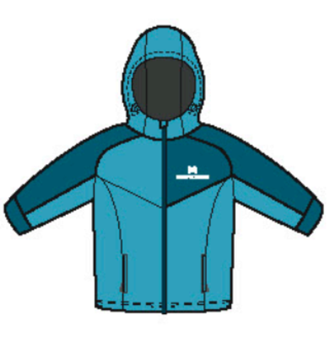 Утеплённая детская куртка Nordski Premium Sport Jr. Aquamarine/Blue