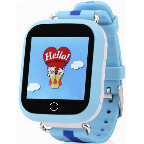 Умные часы для детей Smart Watch Q100 c GPS голубые