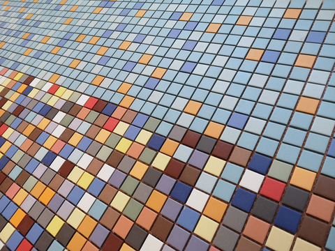 Мозаика LeeDo: Giove 30х30х0,6 см (чип 23x23x6 мм) из керамогранита с прокрасом в массе