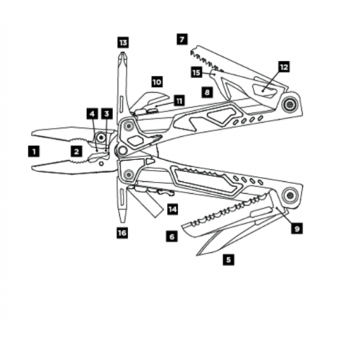 Картинка мультитул Leatherman OHT Black - 2