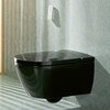 Villeroy&Boch V0E100S0 Унитаз, Villeroy&Boch, Viclean, безободковый (с открытым смывным краем), тип установки-подвесной, ширина, мм-385, глубина, мм-595, высота, мм-360, форма чаши-овальная, выпуск-горизонтальный, сиденье с функцией биде-в комплекте,