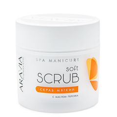 Скраб мягкий с маслом персика, 300 мл, ARAVIA Professional