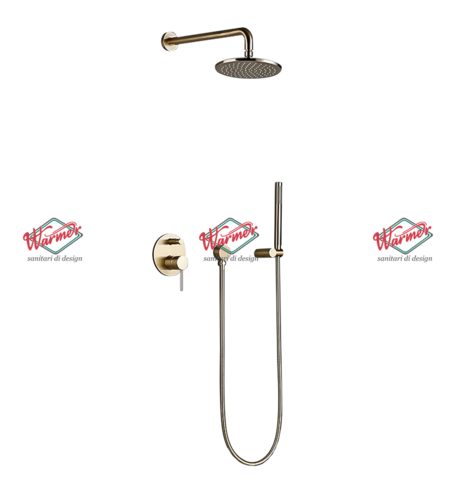 Душевой комплект Warmer Bronze Line 400301-8D