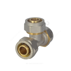 Тройник МП латунь никель обжим Дн 16 ГОСТ 32415-2013 7011 Aquasfera 7011-01