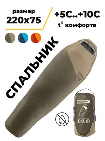 Картинка спальник Skully WQ-SB250 green - 1