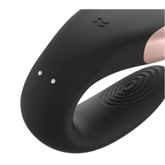 Смарт вибратор для пар Satisfyer Double Love Connect App черный