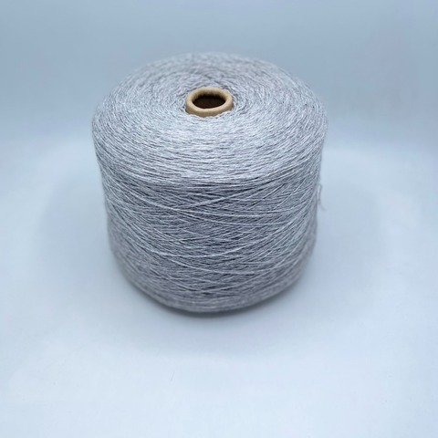Бобинная пряжа (пр.Италия) art-Cashmere,2/15 750м/100гр. 100%Кашемир , цвет-Серый меланж арт.29882