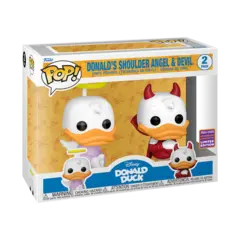 Funko POP! Disney: Donald Duck. Donalsd's Shoulder Angel & Devil  (Funkon 2022 Exc) (2 pack)