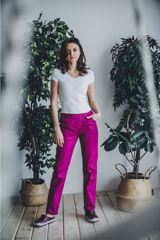 Брюки женские м525 сансара ежевика1900