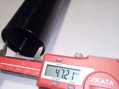 Внешний стакан пера вилки для Yamaha YZF R1 09 - 14 г.в. черный