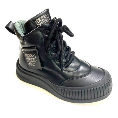 Кедберри ботинки утепленные  черн 33-38    TEM_717_black