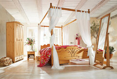 Надстройка к двуспальной кровати 140х200 Мелоди, держатель для балдахина на кровать и декора в спальню и детскую, из прочного экологически чистого дерева