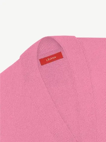 Кардиган с пуговицами из шелка