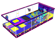 Батутный комплекс «Космос» (12м х 5.5м х 3м)