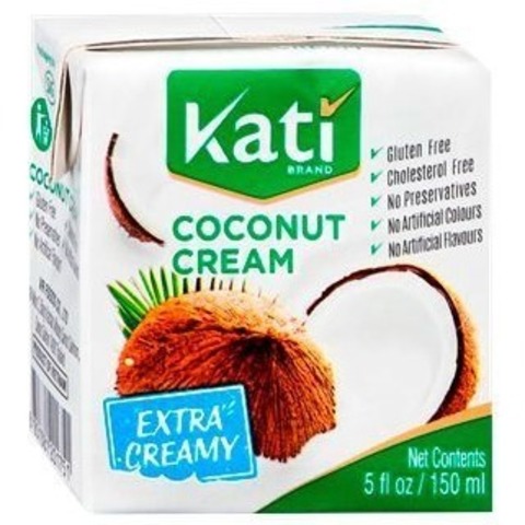 Сливки кокосовые Kati 24% 150мл т/п, шт