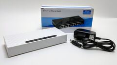 Коммутатор 9 LAN портов 100Mb / делитель, свитч RG45 / неуправляемый switch