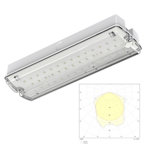 Светодиодный накладной аварийный светильник Moncato DP641-2561 LED SO 350 SA 3H MT IP65