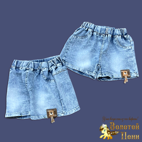 Шорты джинсовые дет (3-7) 260123-WQ229