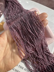 Фианиты 2,2мм, огранка (нить бусин)