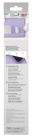 Коврик для мыши Logitech Desk Mat Studio Series Lavender[956-000054]