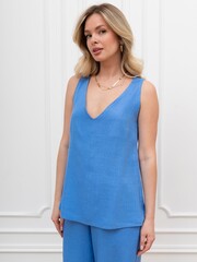 Блузка (топ) Сибелла-4 Виотекс ГОЛУБОЙ