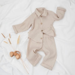 Комплект рубашка + штанишки муслин
