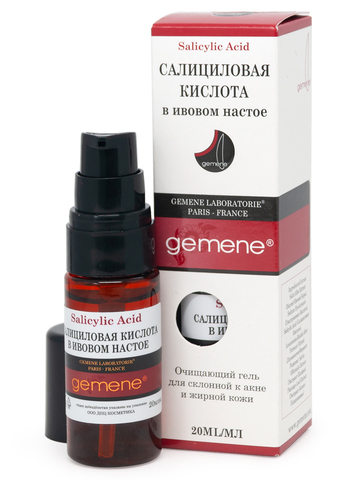 Gemene Салициловая кислота в ивовом настое (помпа) 20мл