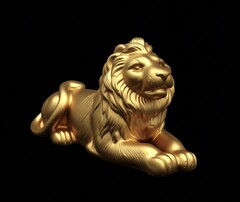 Силиконовый молд Лев большой 3 D