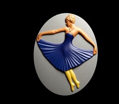 Силиконовый молд Камея