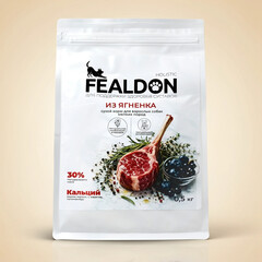 Сухой корм Fealdon для взрослых собак мелких и миниатюрных пород с чувствительным пищеварением, ягненок и индейка