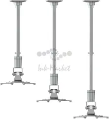Кронштейн для проектора Cactus CS-VM-PR01L-AL серебристый макс.10кг потолочный поворот и наклон — фото 5