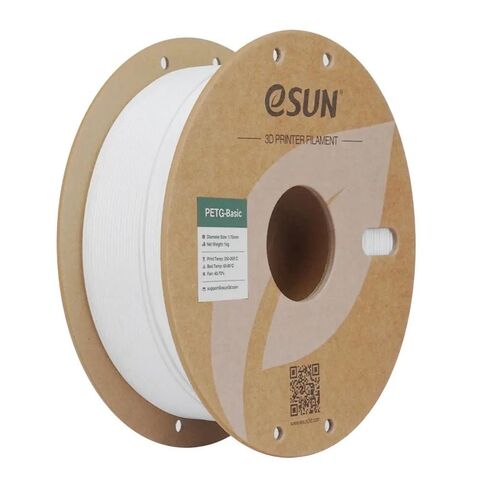 Пластик для 3D-печати eSUN PETG-Basic, 1.75 мм, 1 кг, белый, PETG-Basic175W1P1