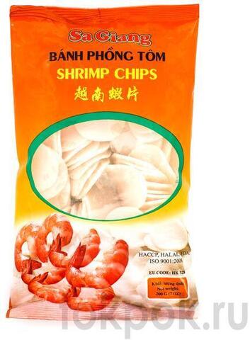 Чипсы креветочные Sa Giang Shrimp Chips, 200 гр