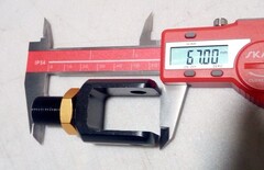 Амортизаторы 365 мм для Honda CB 900 F Hornet и др., черно-желтый.