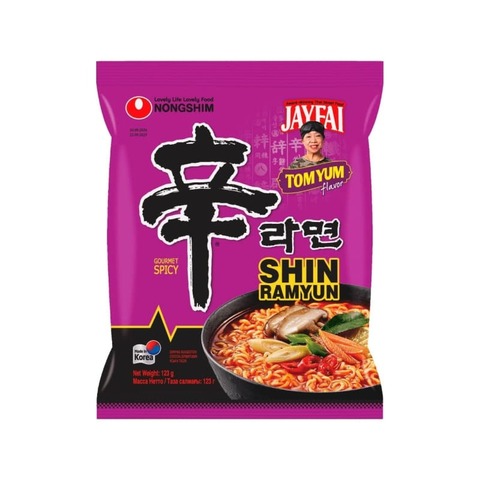 Лапша НОНГШИМ "Shin Ramyun" со вкусом Том Ям острая брикет 123 г