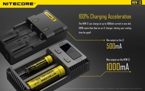 Зарядное устройство Nitecore i2 NEW