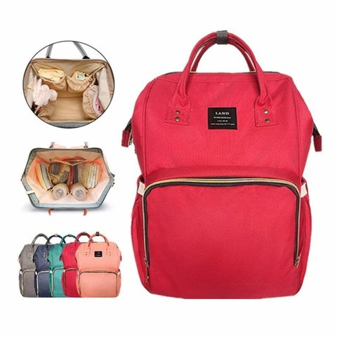 Сумка-рюкзак для молодых родителей Baby Mo Mummy bag (red)