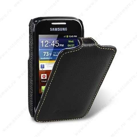 Чехол-флип Melkco для Samsung Galaxy Pocket S5300/ i339 Leather Case Jacka Type (Black LC)