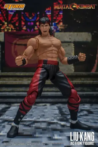 Фигурка Лю Кан и Дракон масштаб 1/12 Мортал Комбат Storm Collectibles
