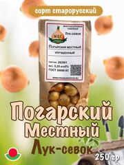 Лук-севок семейный Погарский местный улучшенный, 250 гр