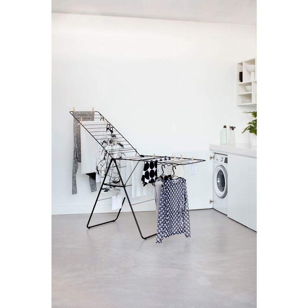 Сушилка напольная HangOn (25 м навески), Черный матовый, арт. 403460 - фото 6