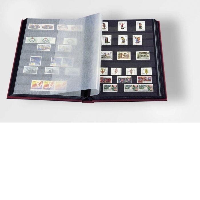 Альбом для марок на 64 страницы, без шубера (защитной кассеты). Промежуточные листы - пергамент