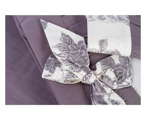 Постельное белье 2 спальное евро макси Old Florence Амели серое