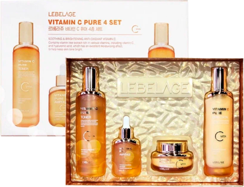 Lebelage Vitamin C Pure 4 Set Набор уходовой косметики с витамином С