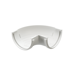 Внешний угол желоба 90 Standard, белый