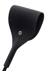 Черный гладкий стек с тонкой ручкой