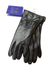 Перчатки. Женские. Материал верха: Кожаные. Подклад: Плюш-флис. 10 шт в упаковке.