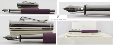 Ручка перьевая Graf von Faber-Castell Guilloche Violet Blue